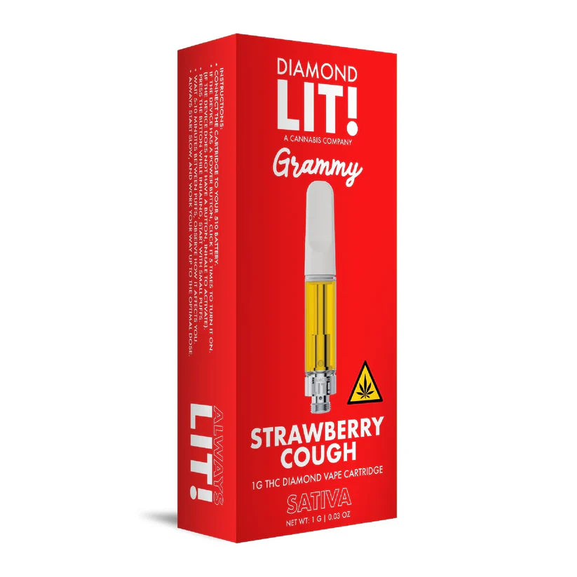 Lit! - 1g Grammy Diamond Lit Vape Carts - 5ct