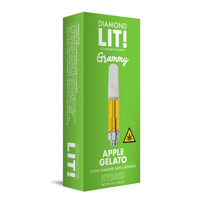 Lit! - 1g Grammy Diamond Lit Vape Carts - 5ct