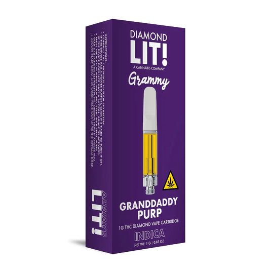 Lit! - 1g Grammy Diamond Lit Vape Carts - 5ct