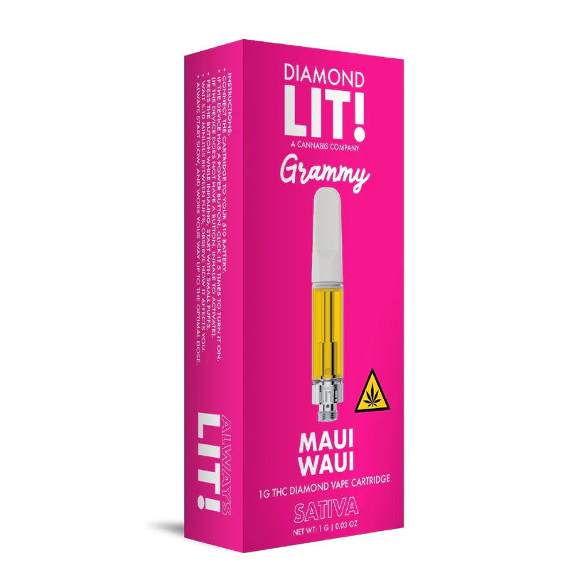 Lit! - 1g Grammy Diamond Lit Vape Carts - 5ct