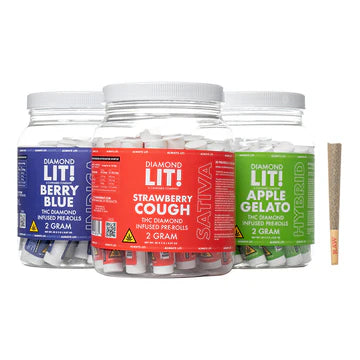 Lit! - 2g Diamond Infused Prerolls - 30ct