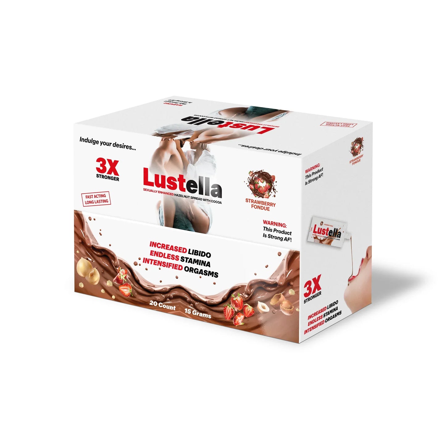 Lustella - Enhancer - Spread Strawberry - 20ct