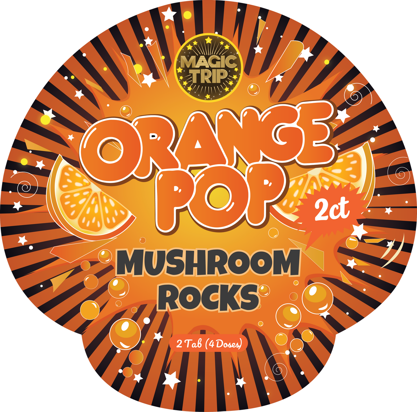 Magic Trip Mushroom Rocks - 2pk - 20ct