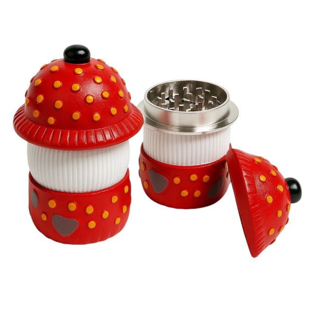 Grinders - Small Mushrooms Asst Design - 12ct [ #30 ]