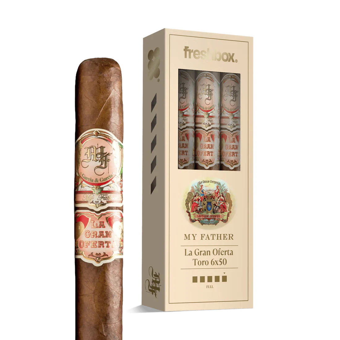 My Father La Gran Oferta Toro 6x50 FreshBox Cigars - 3pk - 6ct