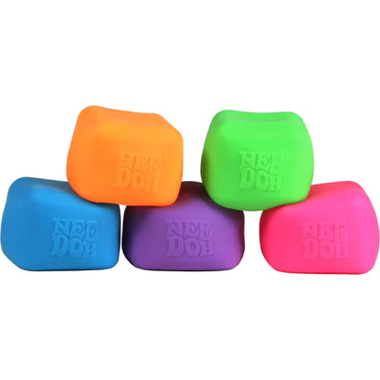 Squish Toy - Cube Glow - Pink