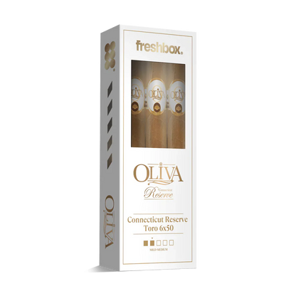 Oliva Connecticut Reserve Toro 6x50 FreshBox Cigars - 3pk - 6ct