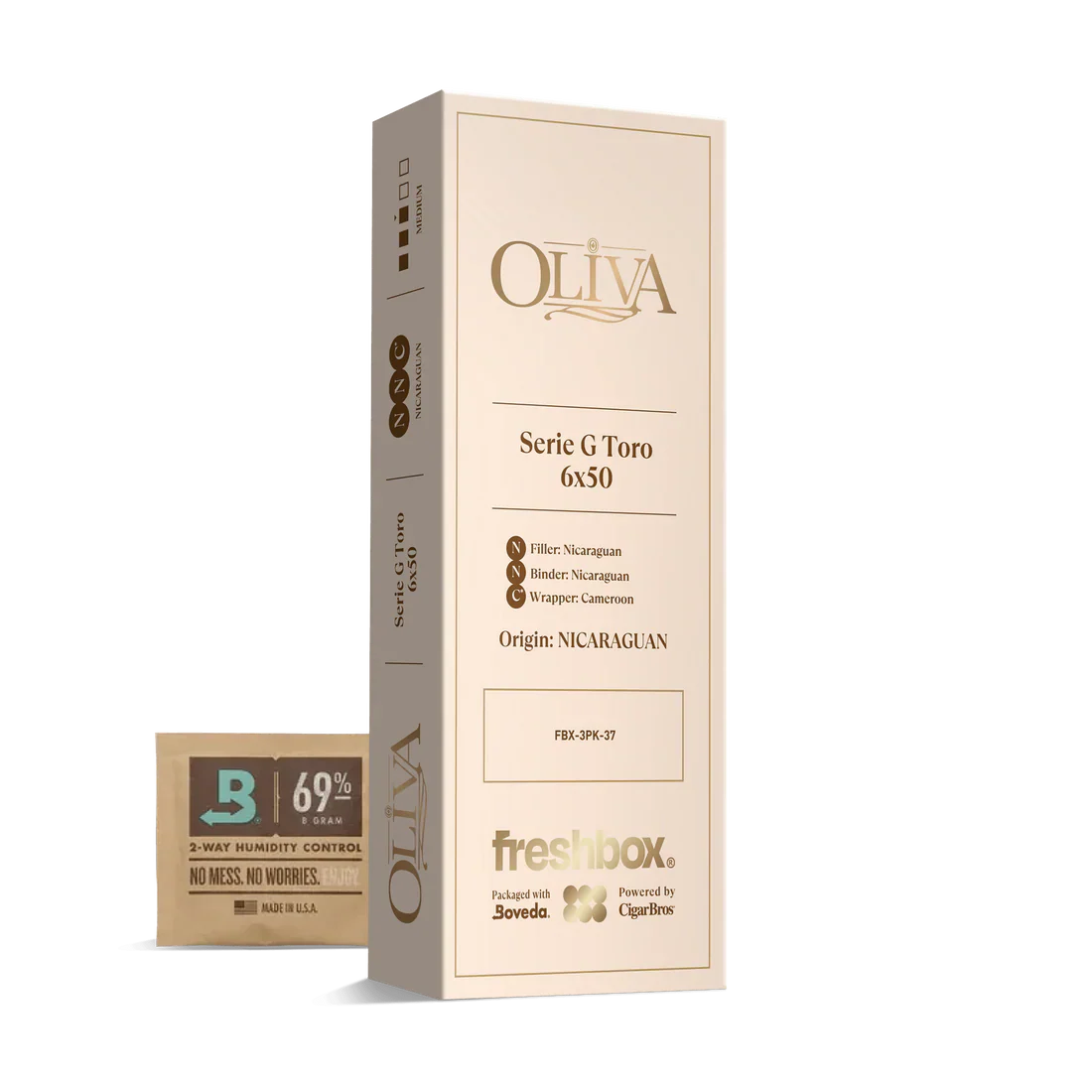 Oliva Serie G Toro 6x50 FreshBox Cigars - 3pk - 6ct