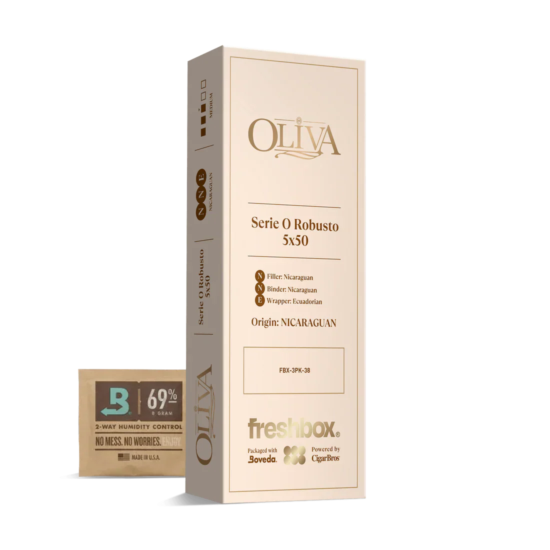 Oliva Serie O Robusto 5x50 FreshBox Cigars - 3pk - 6ct