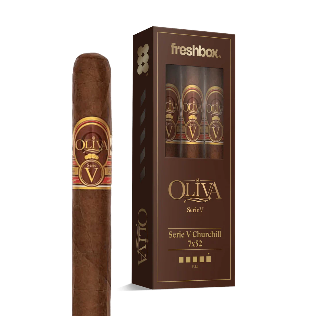 Oliva Serie V Churchill 7x52 FreshBox Cigars - 3pk - 6ct