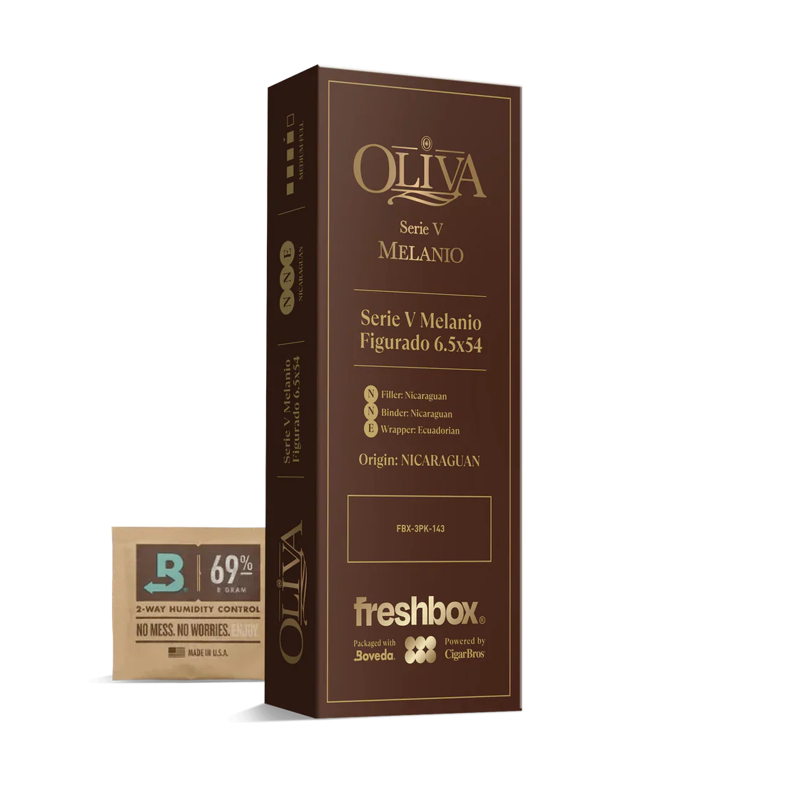 Oliva Serie V Melanio Figurado 6.5x54 FreshBox Cigars - 3pk - 6ct
