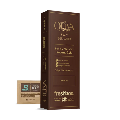 Oliva Serie V Melanio Robusto 5x52 FreshBox Cigars - 3pk - 6ct
