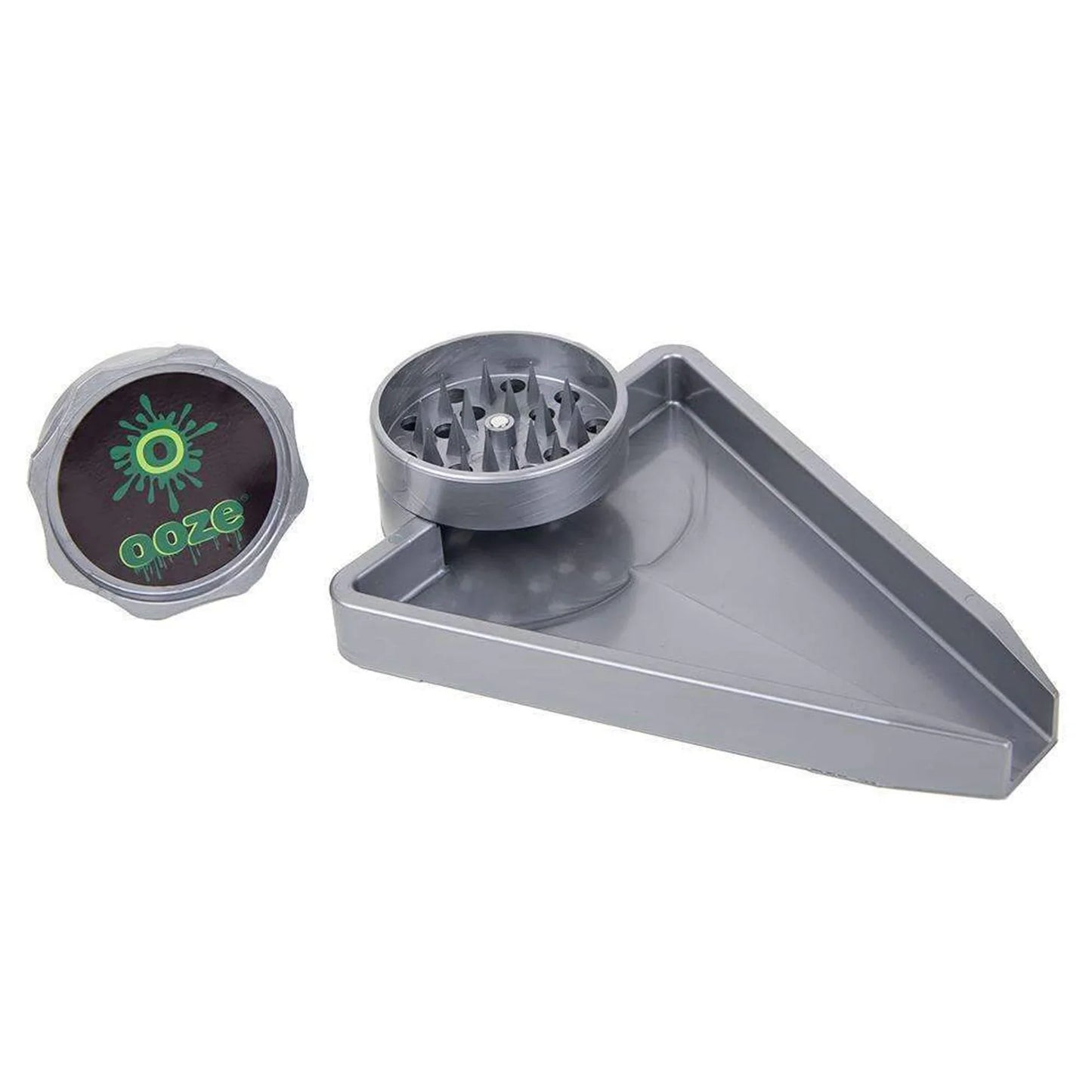Ooze Grinder Tray - Silver