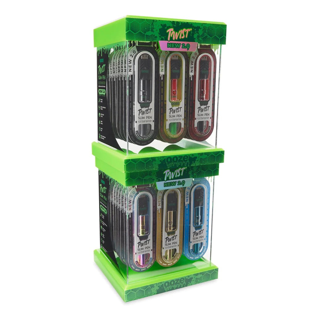Ooze Slim Twist 2.0 Assorted Display - 48ct