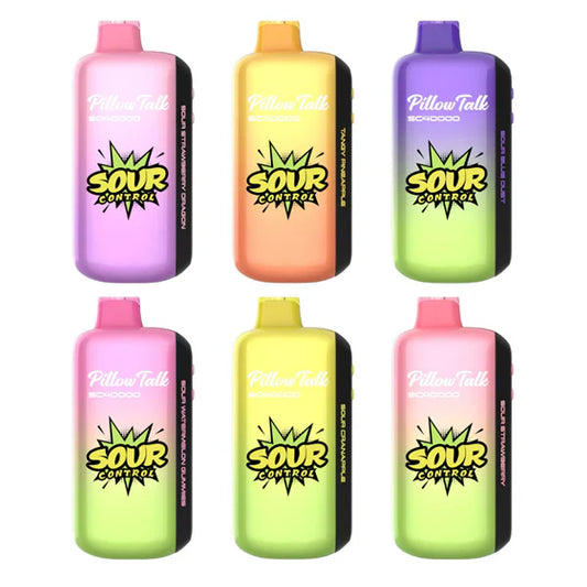 Pillow Talk SC40k 5% - Sweet & Sour Flavor Variety Pack - 20ml - 5ct