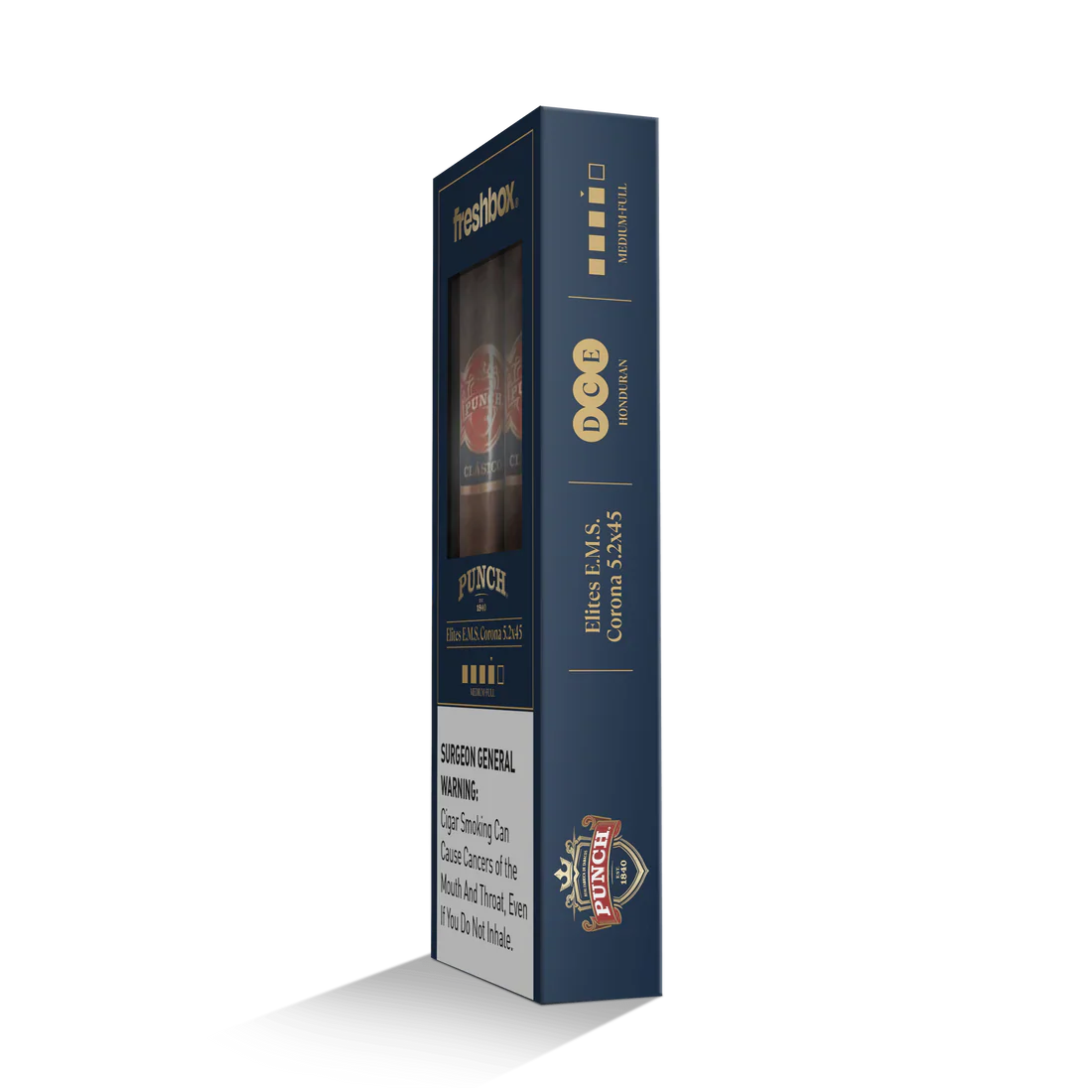 Punch Elites E.M.S. 5.2x45 FreshBox Cigars - 3pk - 6ct