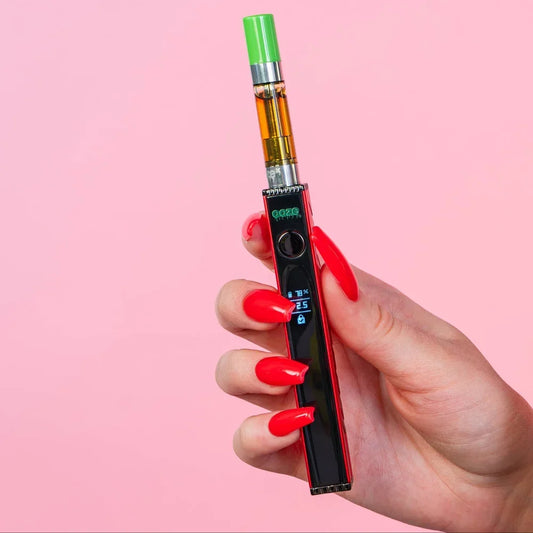 Ooze - Quad 2 - 500mAh Digital Square 510 Vape Batteries