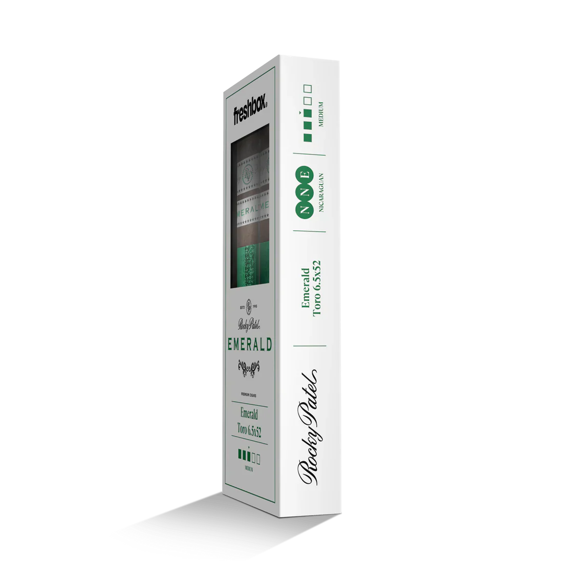 Rocky Patel Emerald Toro 6.5x52 FreshBox Cigars - 3pk - 6ct