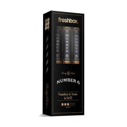 Rocky Patel Number 6 Toro 6.5x52 FreshBox Cigars - 3pk - 6ct