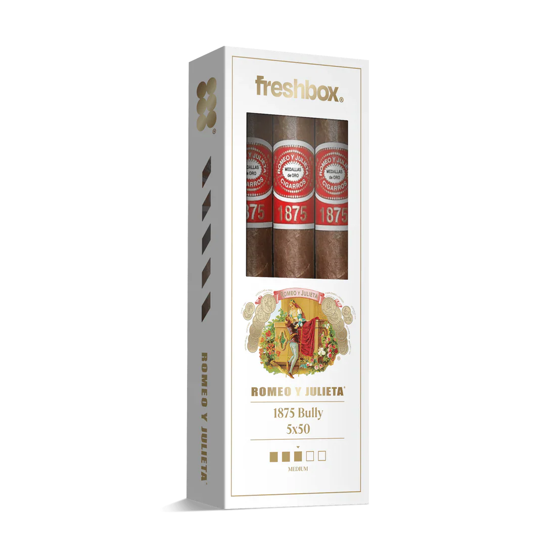 Romeo Y Julieta 1875 Bully 5x50 FreshBox Cigars - 3pk - 6ct