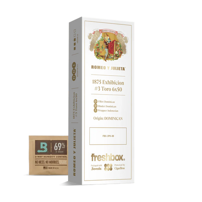 Romeo Y Julieta 1875 Exhibicion #3 6x50 FreshBox Cigars - 3pk - 6ct