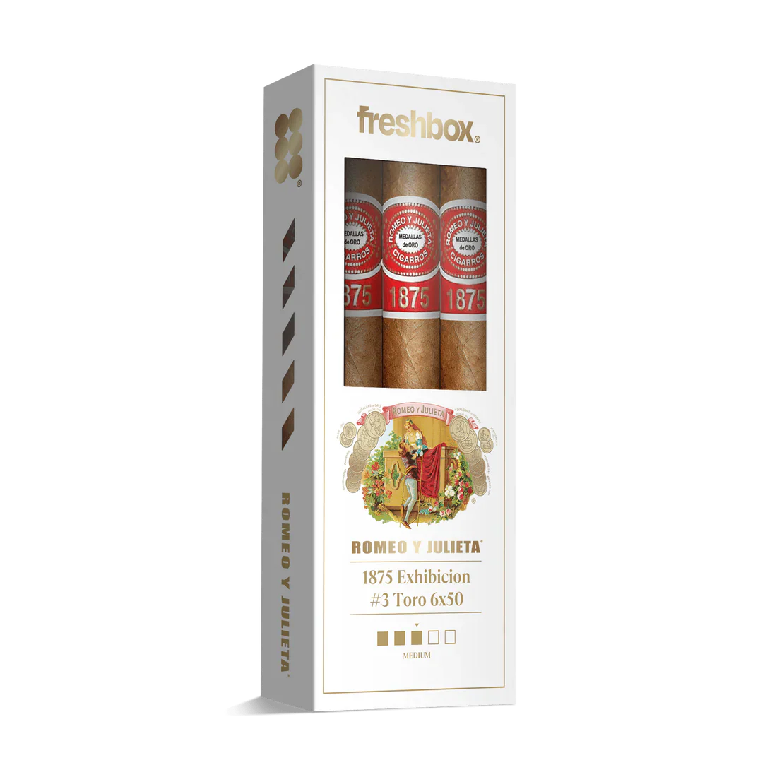 Romeo Y Julieta 1875 Exhibicion #3 6x50 FreshBox Cigars - 3pk - 6ct