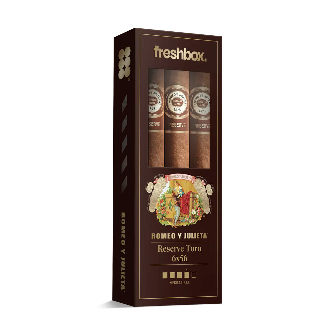 Romeo Y Julieta Reserve Toro 6x56 FreshBox Cigars - 3pk - 6ct
