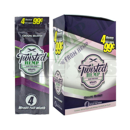 Twisted Hemp Wraps - 15 CT Variety Pack - Assorted Flavors
