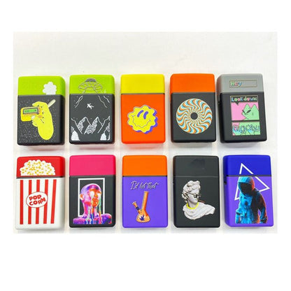 Zengaz Premium Jet Lighters Cube Display - Chip Jet - 48ct