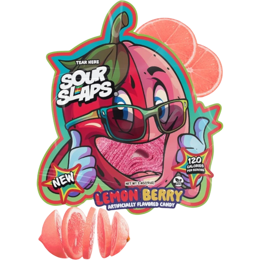 Sour Slaps Candy Floor Display