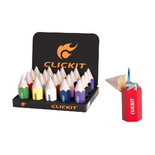 Clickit - Torch Lighter - Crayon - 20ct