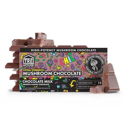 Tre House - Extra Strength Mushroom Chocolate Bars - 10ct