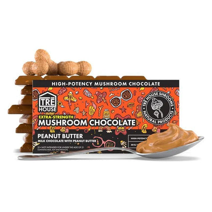 Tre House - Extra Strength Mushroom Chocolate Bars - 10ct