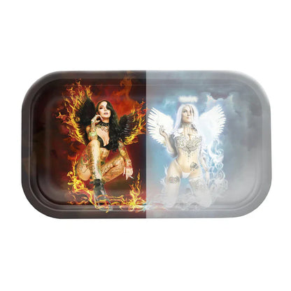 V Syndicate - Rolling Tray - Medium Hybrid - Devil vs Angel +