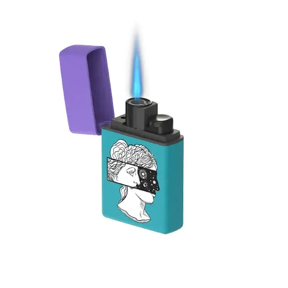 Zengaz Premium Jet Lighters Cube Display - Chip Jet - 48ct