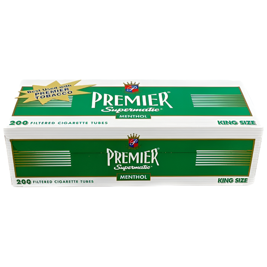 Premier - Cig Tubes - King - Menthol - 200pk - 5ct [ 2359 ]